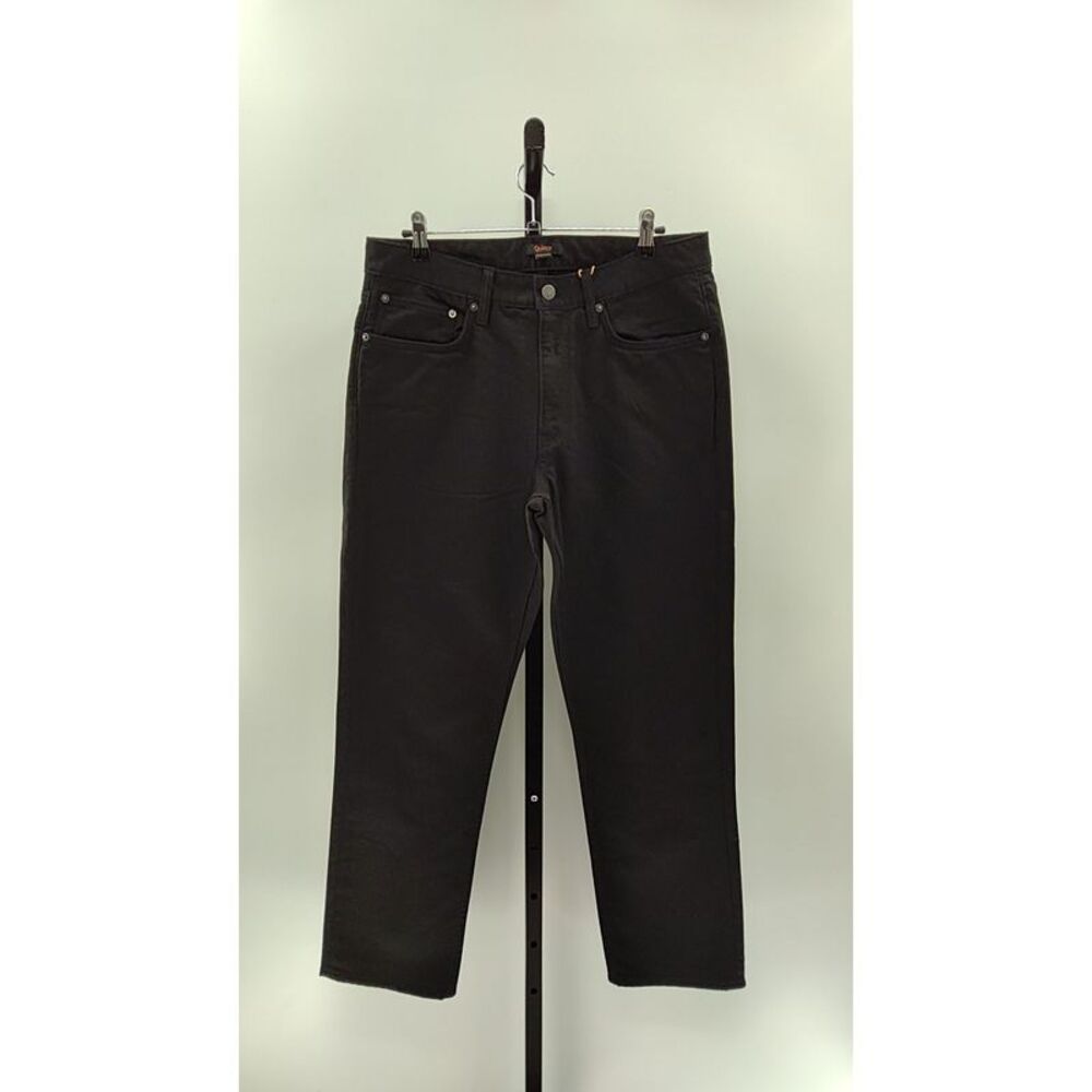 Quince Men Comfort Stretch Traveler 5-Pocket Pants - Straight Black 33